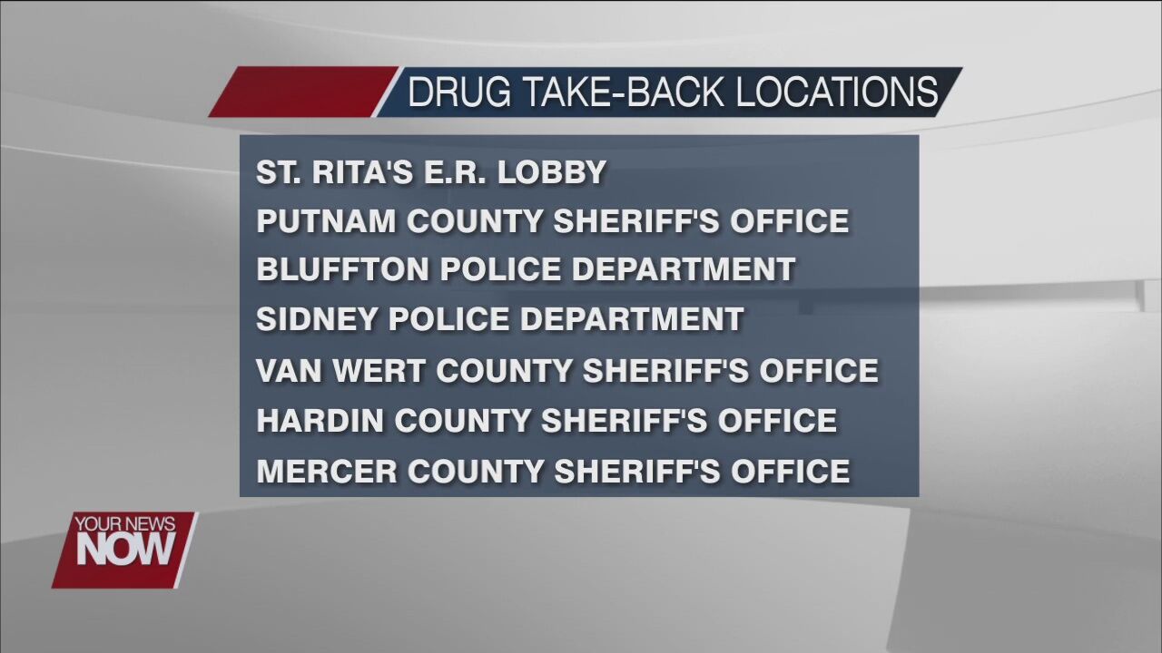 Several local agencies taking part in National Drug Take Back Day